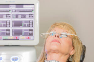 Woman having LIpiFlow treatment